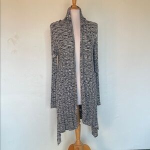 Vintage INC International Concepts Duster Space Dyed Long Sleeve Sweater SzL